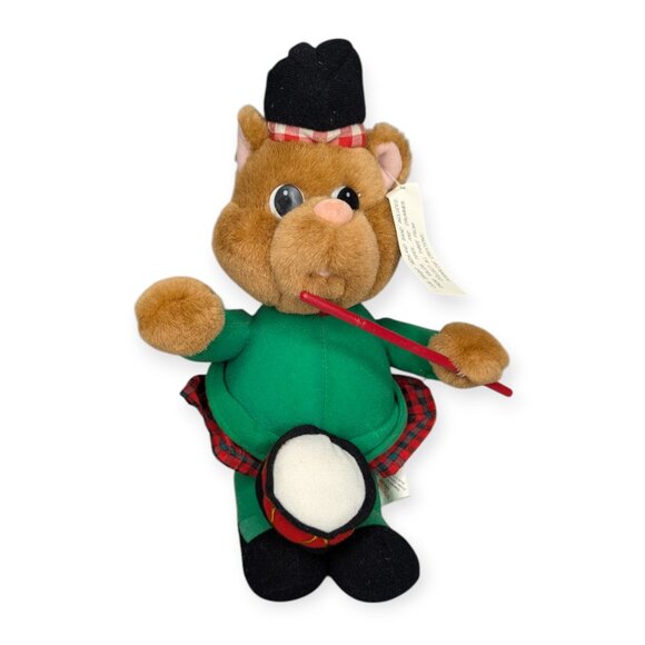 Vintage 1991 Sugar Loaf Highland Bears Drummer Bear Plush Bear with Tags - Picture 1 of 12